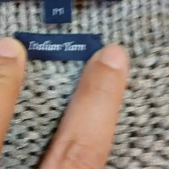 [BUNJANG] Tommy Hilfiger Khaki Short Sleeve Knit M / 타미힐피거 카키반팔니트/M