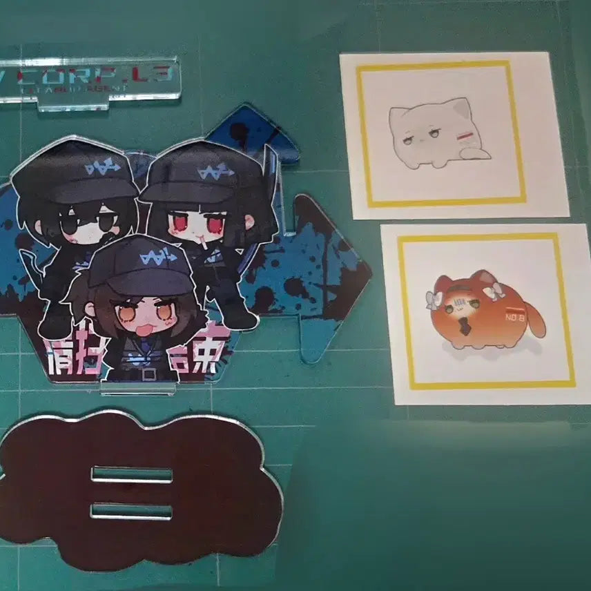 [BUNJANG] Limbus Company W Company Unofficial Goods Sticker Set / 림버스 컴퍼니 W사 비공굿,띠부씰 일괄 판매 합니다.
