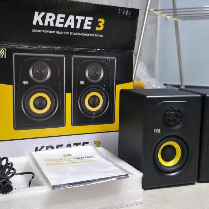 [BUNJANG] KRK Kreate 3 3.5-inch Studio Monitors / krk kreate 3 3.5인치 모니터링 스피커 팝니다~