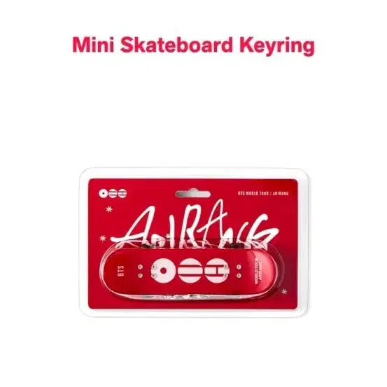 [BUNJANG] BTS ARIRANG Skateboard Keyring / BTS ARIRANG Skateboard Keyring 스케이트보드키링