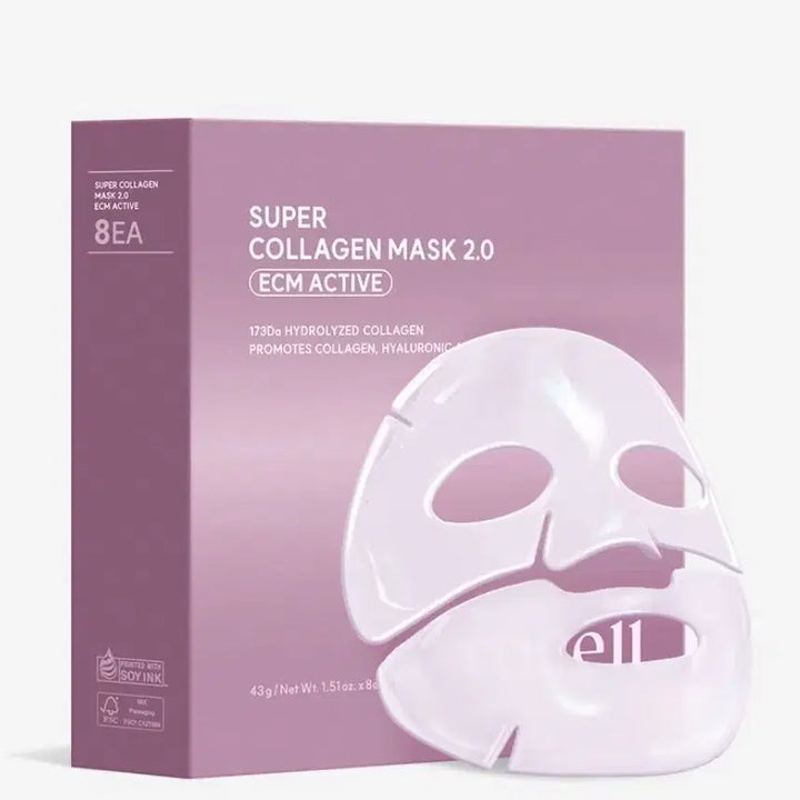 [BUNJANG] Arocelle Super Collagen Mask 2.0 (12 Sheets) / (NEW 12매)아로셀 슈퍼 콜라겐 마스크 2.0