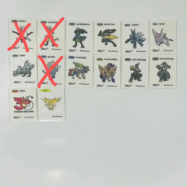 [BUNJANG] Pokemon Stickers (Ttibu-seal) Season 5 / 포켓몬 띠부씰 시즌5
