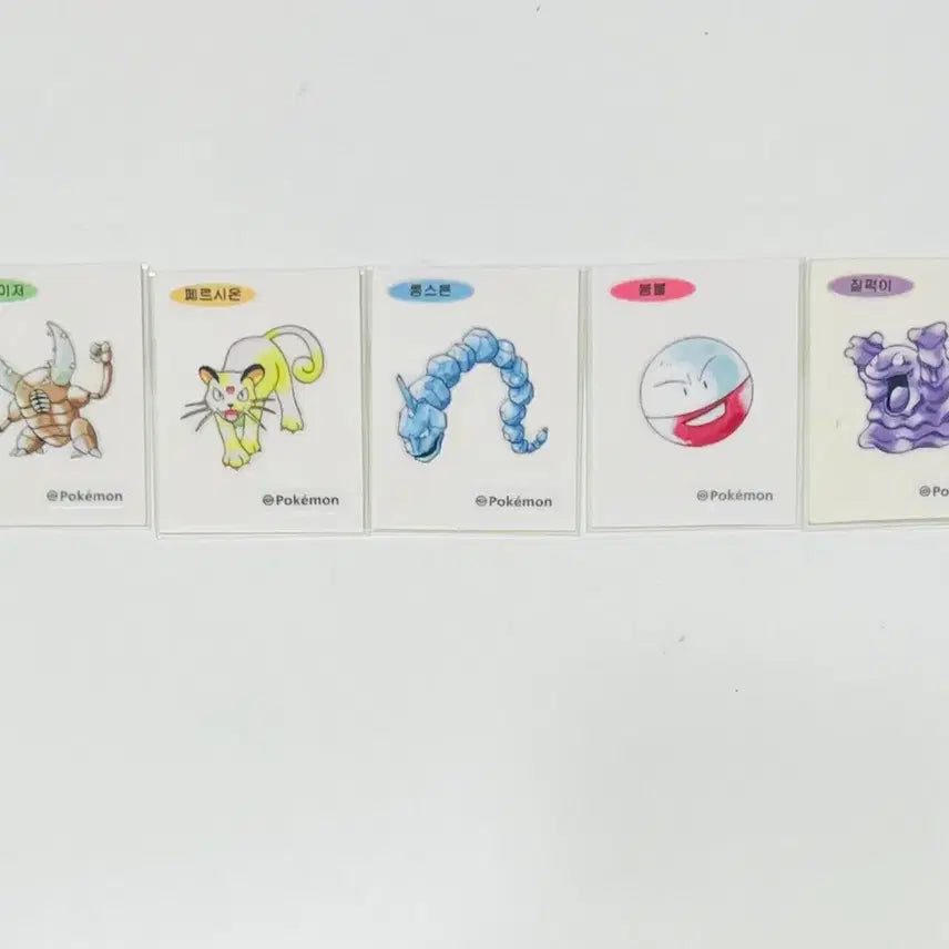 [BUNJANG] Pokemon Stickers (Ttibu-seal) Season 5 / 포켓몬 띠부씰 시즌5