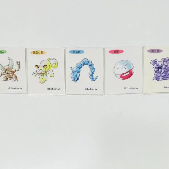 [BUNJANG] Pokemon Stickers (Ttibu-seal) Season 5 / 포켓몬 띠부씰 시즌5