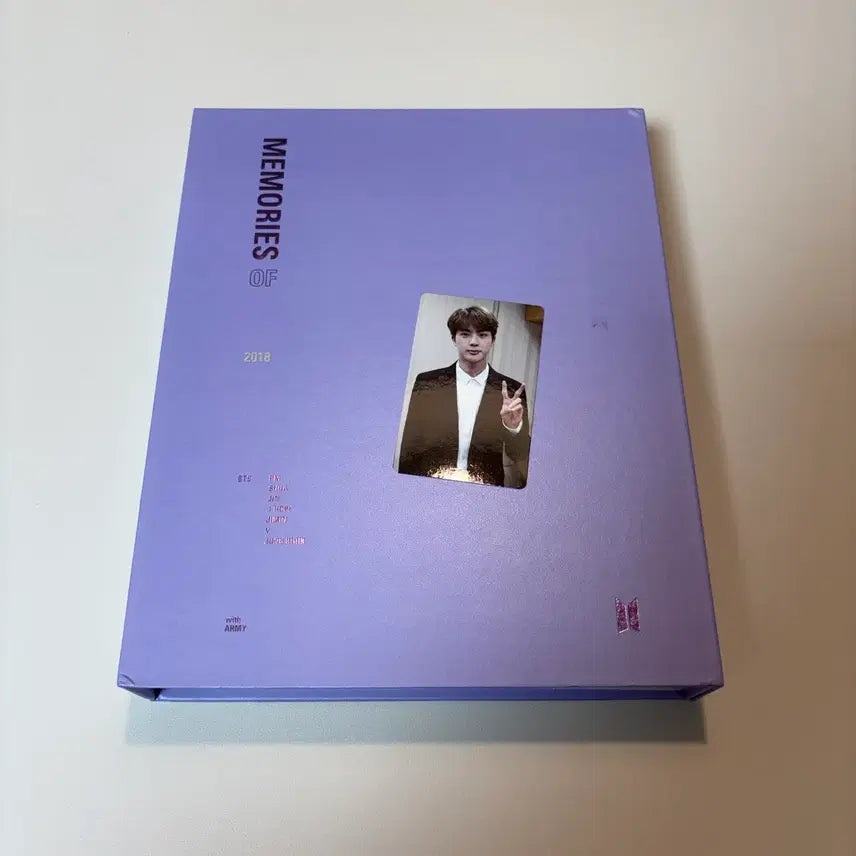 [BUNJANG] BTS Jin 2018 Memories Photobook DVD Photocard / 방탄 bts 2018 메모리즈 포토북 디비디 dvd 석진 진 jin 포카