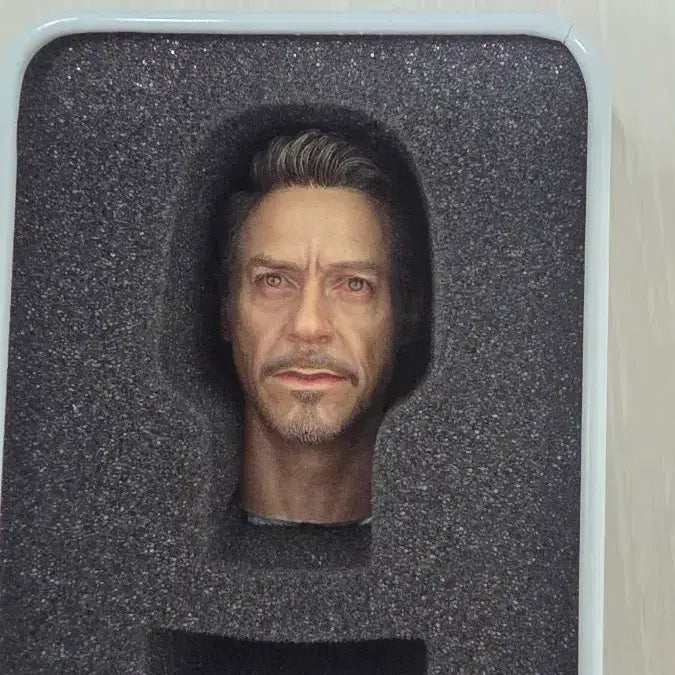 [BUNJANG] Pingo7 Iron Man Robert Downey Jr. Head Painted Complete Figure / 핑고7 아이언맨 로버트 다우니 주니어 헤드 도색 완성품