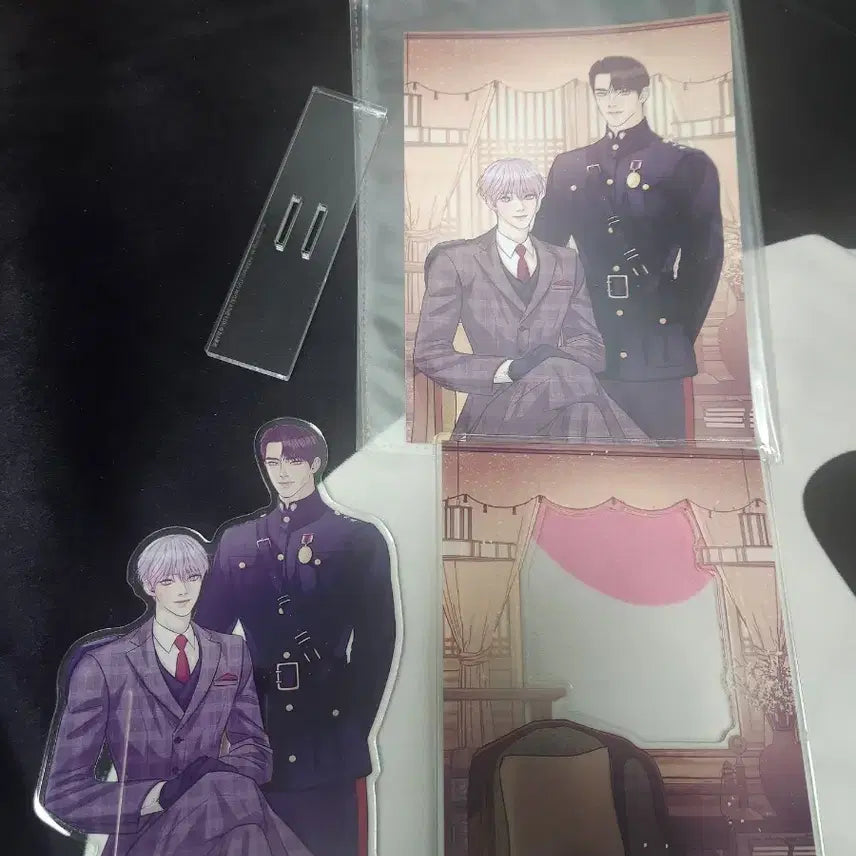 [BUNJANG] Seashell Boys Acrylic Stand Unsealed Set with Photo Cards / 조개소년 아크릴 스탠드 개봉 인화사진 포함