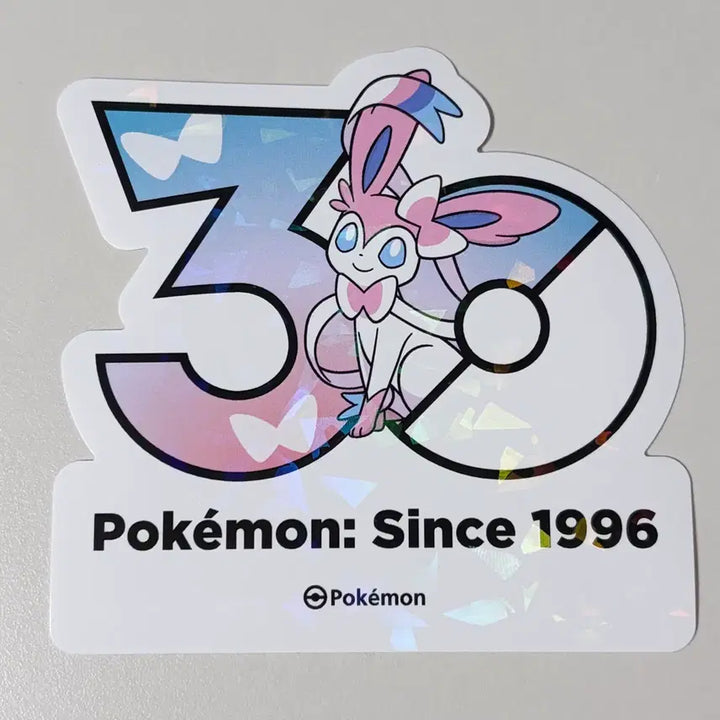 [BUNJANG] Pokemon 30th Anniversary Logo Sticker Sylveon / 포켓몬 30주년 로고 스티커 님피아 팝니다