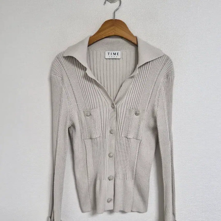 [BUNJANG] Time 2022 Ribbed Knit Cardigan / 22년 타임 가디건