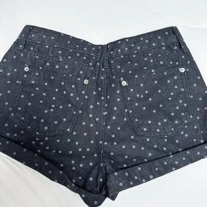 [BUNJANG] Dot Denim Short Pants / 도트 데님 숏팬츠