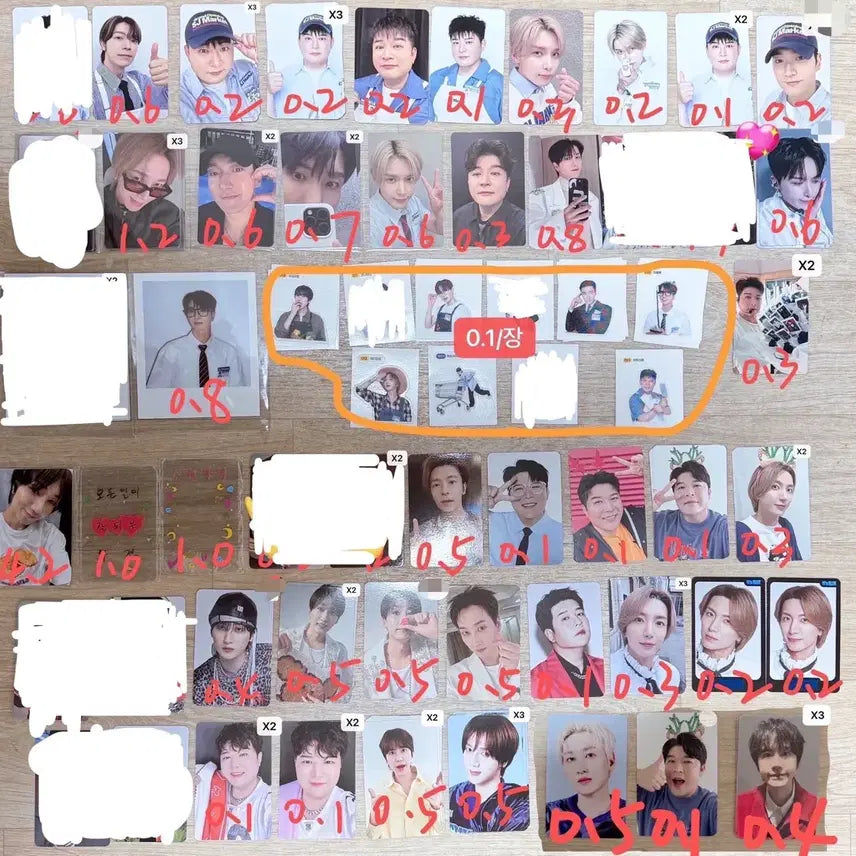[BUNJANG] Super Junior 20th Anniversary MD Photocard Set / 슈퍼주니어 엠디 포카 양도
