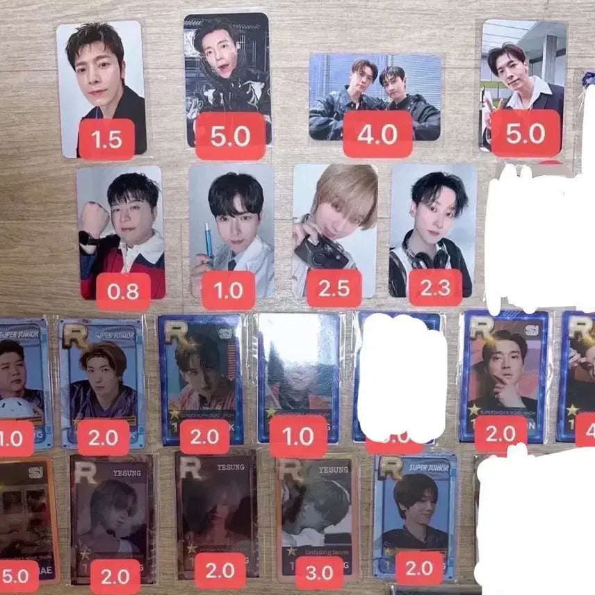 [BUNJANG] Super Junior 20th Anniversary MD Photocard Set / 슈퍼주니어 엠디 포카 양도
