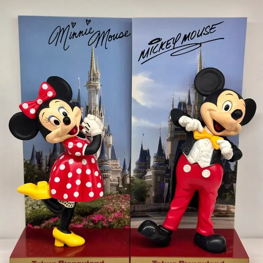 [BUNJANG] Tokyo Disneyland Mickey &amp; Minnie Realistic Figure / 도쿄디즈니랜드 미키미니 실사 피규어
