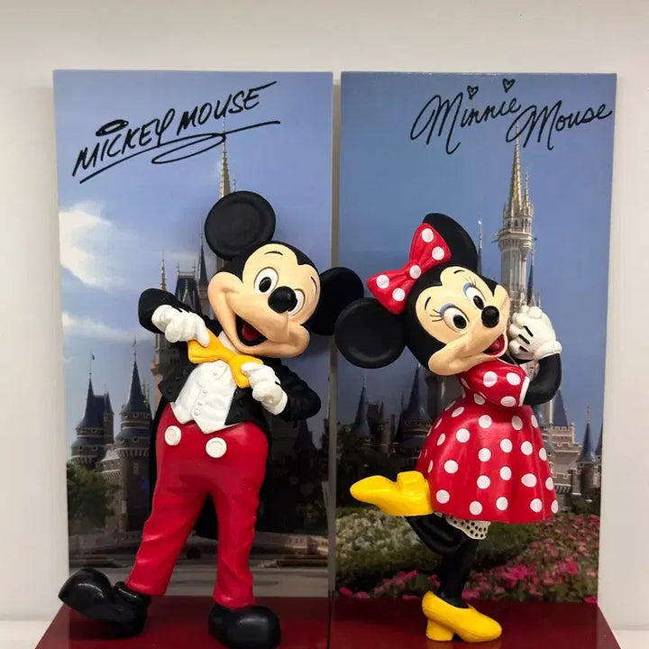 [BUNJANG] Tokyo Disneyland Mickey &amp; Minnie Realistic Figure / 도쿄디즈니랜드 미키미니 실사 피규어