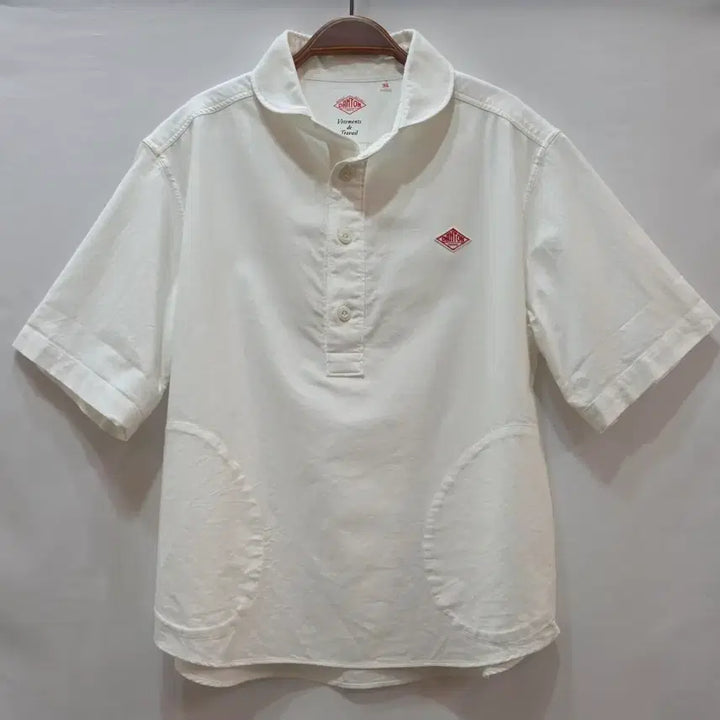[SOLD OUT] (정품)단톤 여성 옥스퍼드 화이트 반팔 셔츠