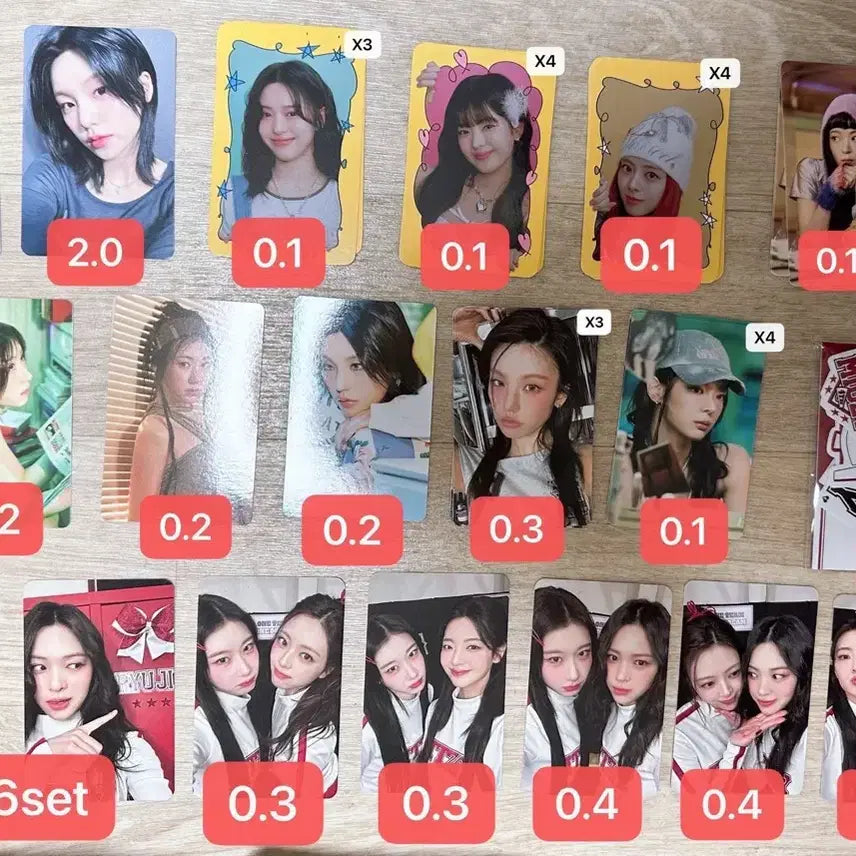 [BUNJANG] ITZY MD Photocard Bundle Set / ITZY 있지 엠디 포카 양도