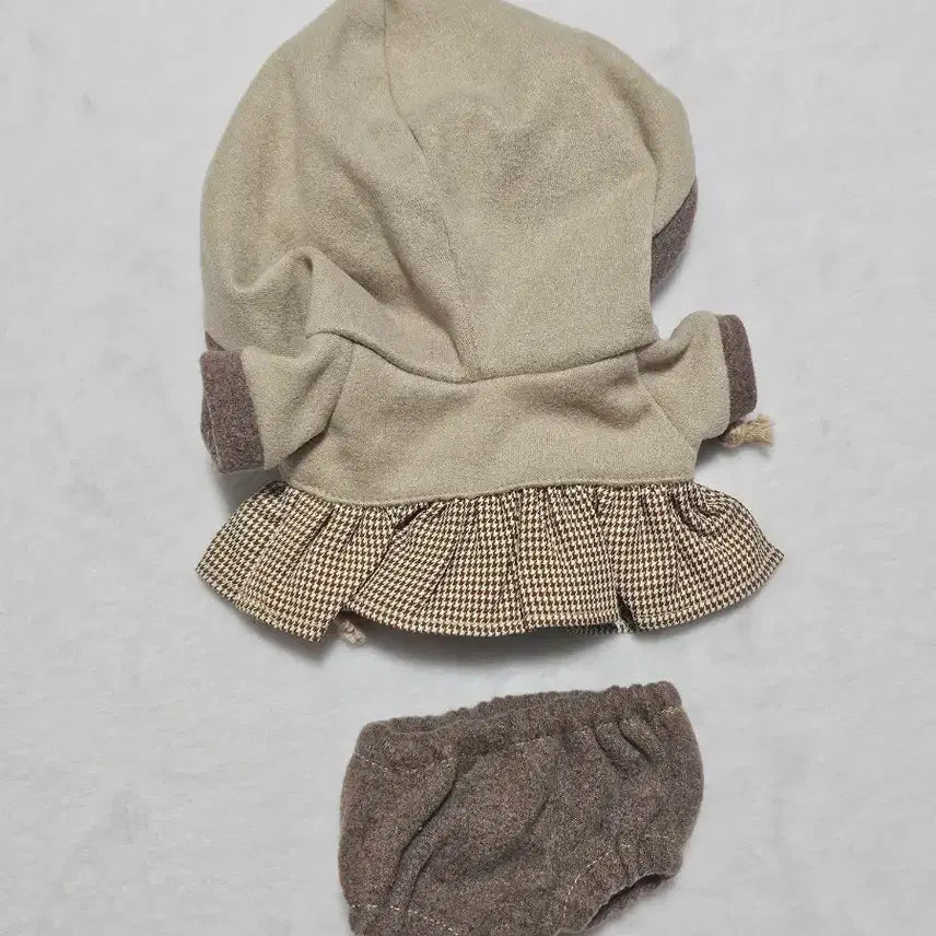 [BUNJANG] 20cm Doll Clothes Riga Hood Dress Set / 20cm 솜인형옷 리가후드 원피스 세트