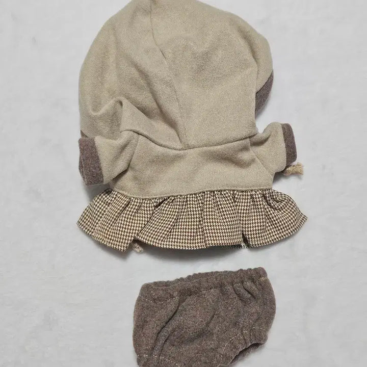 [BUNJANG] 20cm Doll Clothes Riga Hood Dress Set / 20cm 솜인형옷 리가후드 원피스 세트