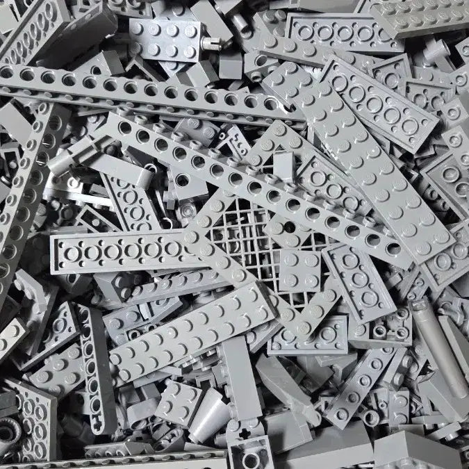 [BUNJANG] LEGO Gray Brick Set Mix 2.4kg / 레고 회색 블록 브릭 세트 믹스 2.4kg