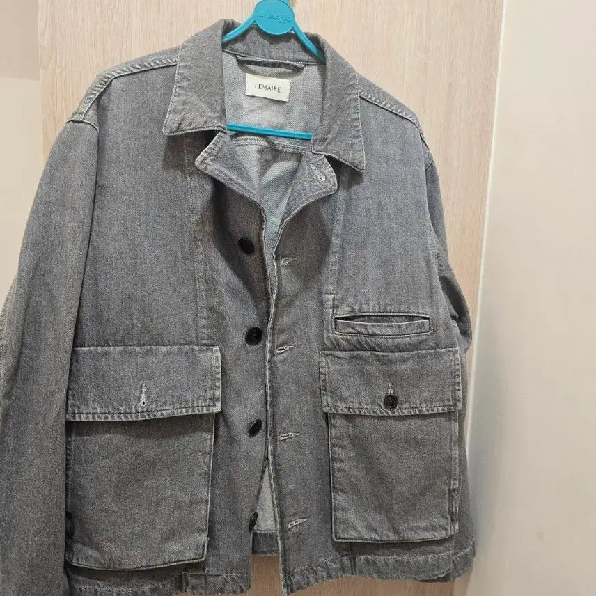 [BUNJANG] Lemaire Denim Jacket Grey M / 르메르 데님 자켓 그레이 M