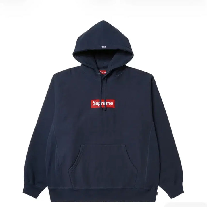[BUNJANG] Supreme Box Logo Hoodie Navy M / 슈프림 박스로고 후드 네이비 M 24fw