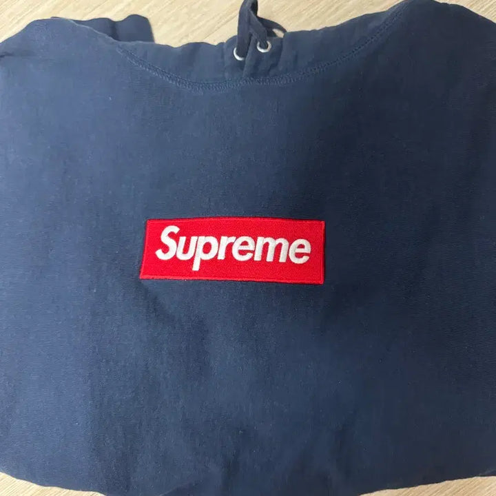 [BUNJANG] Supreme Box Logo Hoodie Navy M / 슈프림 박스로고 후드 네이비 M 24fw