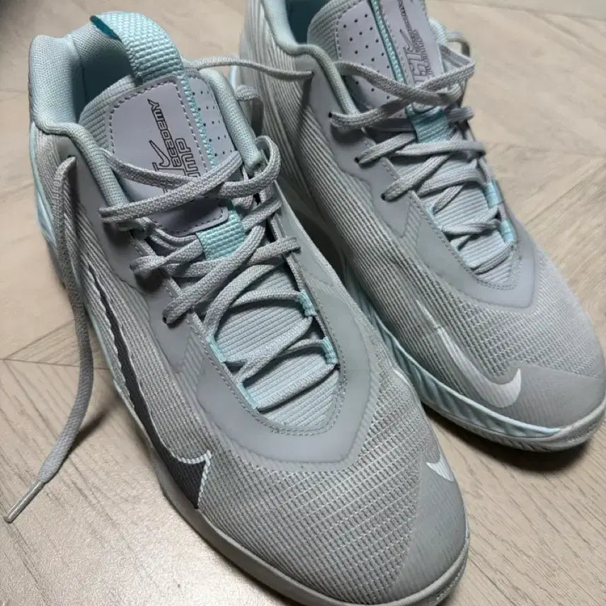 [BUNJANG] Nike GT Jump Academy EP Pure Platinum Glacier Blue Basketball Shoes 270 / 나이키 GT 점프 아카데미 EP 퓨어 플래티넘 글레이셔 블루 농구화270