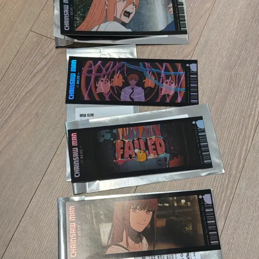 [BUNJANG] Chainsaw Man Makima Power Denji Pochita Ticket Pouch / 새벽세일) 체인소맨 팝업 마키마 파워 덴지 포치타 티켓