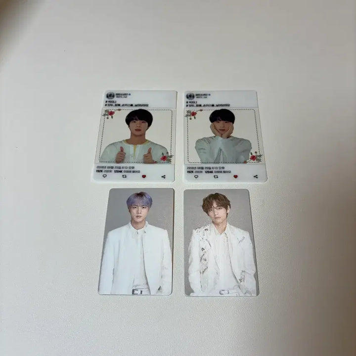 [BUNJANG] BTS Seokjin Jin V Taehyung Photocard Bundle Set / 방탄 bts 럽셀콘 스픽콘 스파콘 아미부스 석진 진 태형 뷔 v 포카