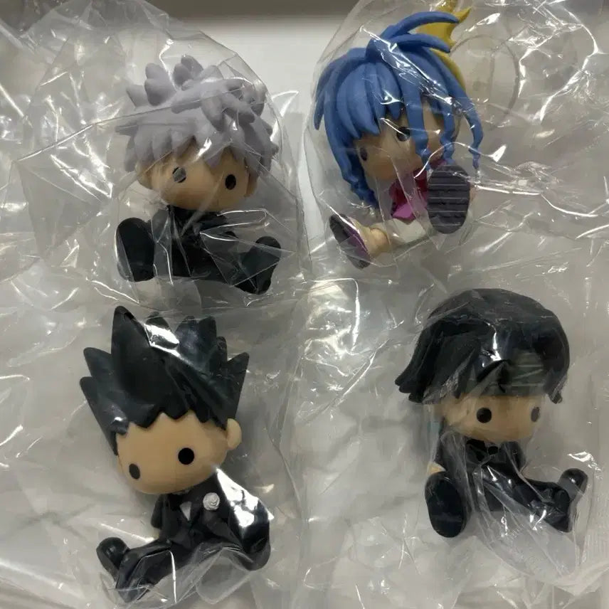 [BUNJANG] Hunter x Hunter Yorknew City Petadol Gon, Killua, Chrollo, Neon Figures (Sealed Set) / 헌터헌터 요크신시티 페타돌 곤 키르아 클로로 네온 미개봉 양도