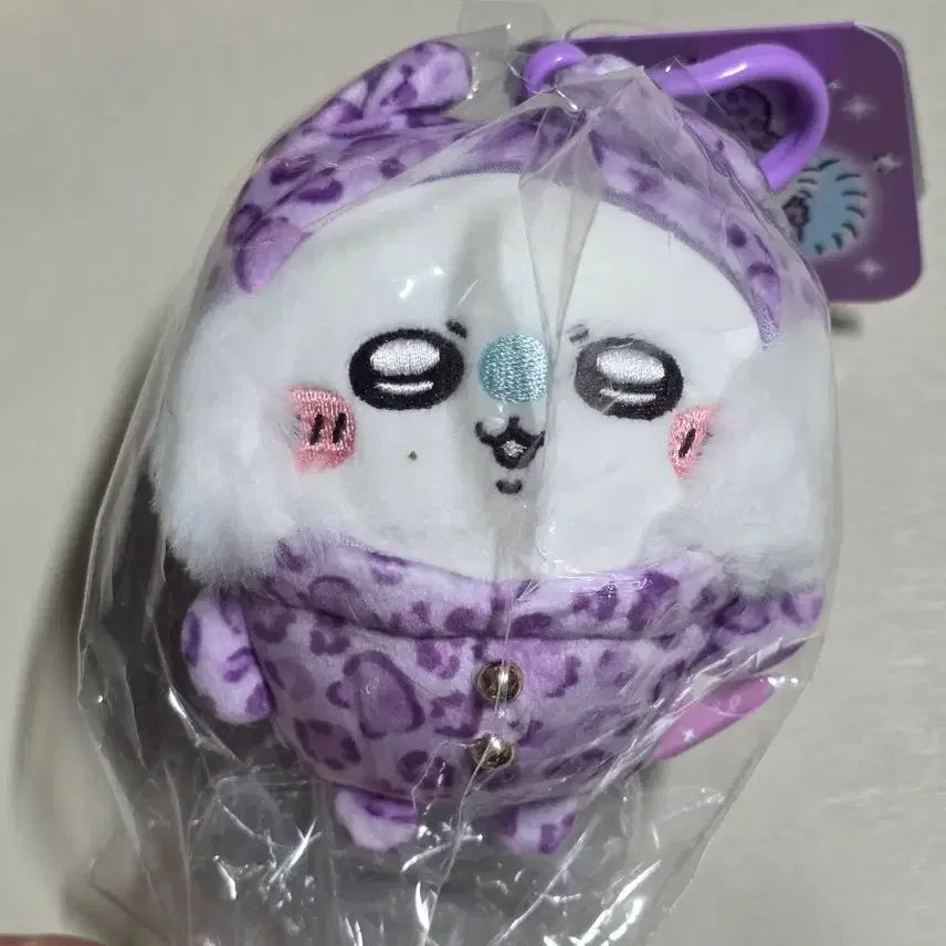 [BUNJANG] Chikawa Momonga Leopard Print Keychain / 돈키호테 치이카와 모몽가 레오파드 호피 키링