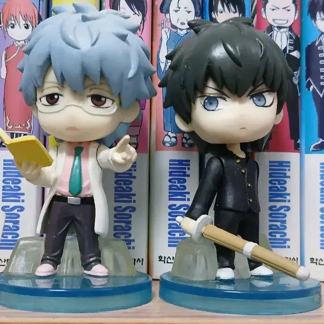 [BUNJANG] Gintama Gintoki Hijikata Elizabeth Chibi Kyun Figures Bundle Set / 일괄)은혼 삼젯 치비큥 고전 피규어 긴토키(긴파치) 히지카타 엘리자베스
