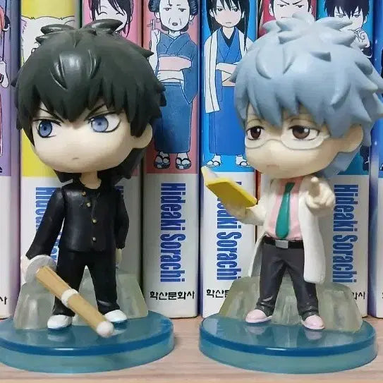 [BUNJANG] Gintama Gintoki Hijikata Elizabeth Chibi Kyun Figures Bundle Set / 은혼 삼젯 치비큥 고전 피규어 긴토키(긴파치) 히지카타 엘리자베스 일괄