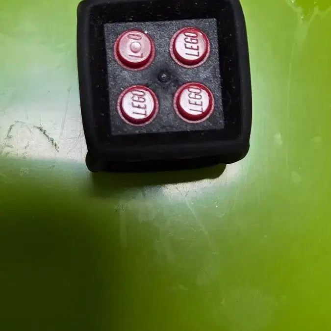 [BUNJANG] LEGO Black &amp; Red 6-Sided Rubber Frame Dice Pieces / 레고 블랙 &amp; 레드 6면 고무 프레임 게임 다이 주사위 조각