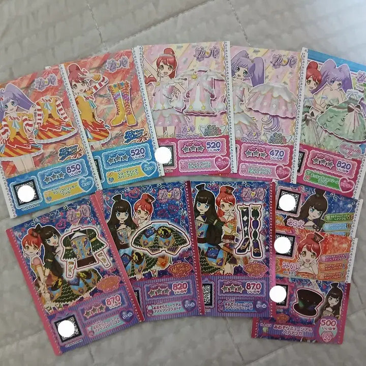 [BUNJANG] Pripara Aroma, Mika, Lala Promo Tickets (11 pcs) / 프리파라 아로마, 미카, 라라 프로모 티켓 11장 판매합니다!