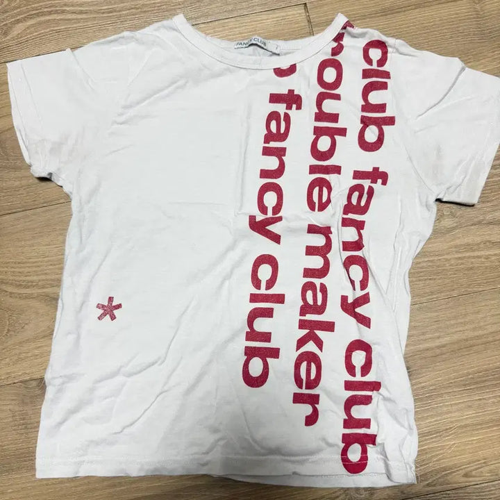 [BUNJANG] FANCY CLUB Baywatch Crop T-Shirt White / 팬시클럽 베이워치 크롭 티 화이트 F25QB103