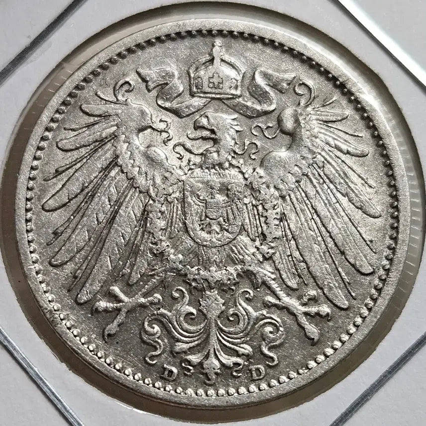 [BUNJANG] German Empire 1905 1 Mark Silver Coin (Munich Mint) / 독일제국 1905년 1 마르크 은화, 뮌헨 생산
