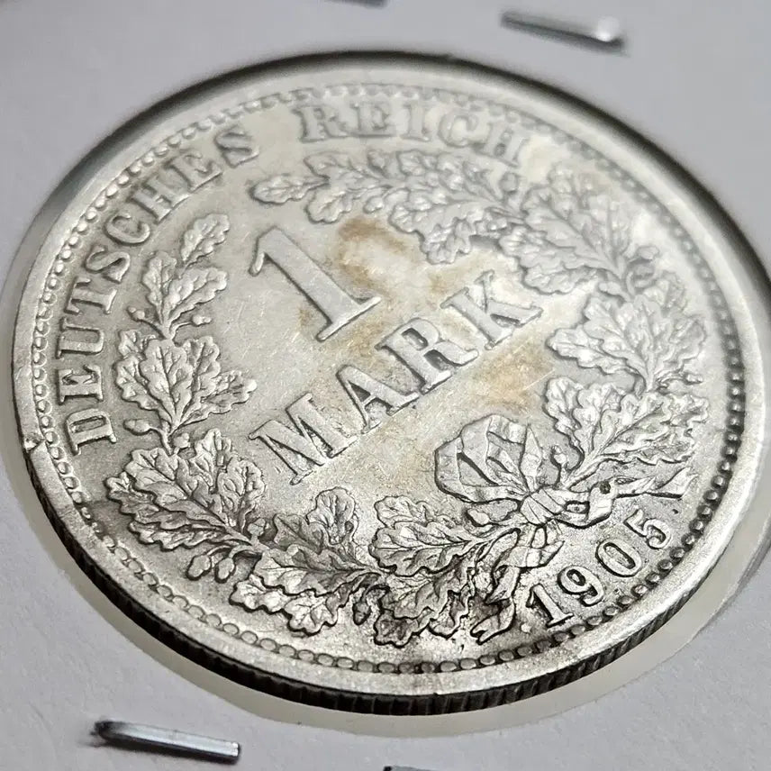 [BUNJANG] German Empire 1905 1 Mark Silver Coin (Munich Mint) / 독일제국 1905년 1 마르크 은화, 뮌헨 생산