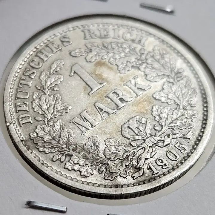 [BUNJANG] German Empire 1905 1 Mark Silver Coin (Munich Mint) / 독일제국 1905년 1 마르크 은화, 뮌헨 생산