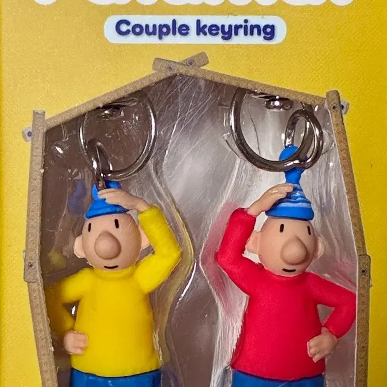 [BUNJANG] Pat &amp; Mat Mini Keychain / 패트와 매트 키링
