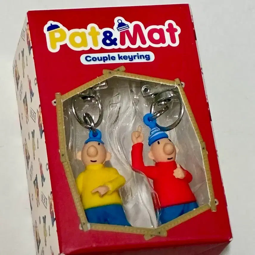 [BUNJANG] Pat &amp; Mat Mini Keychain / 패트와 매트 키링