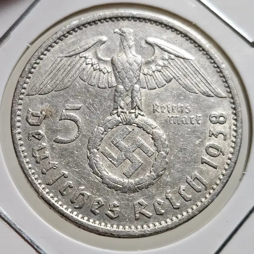 [BUNJANG] Nazi Germany 1938 5 Reichsmark Silver Coin / 나치독일 1938년 5 라이히 마르크 은화