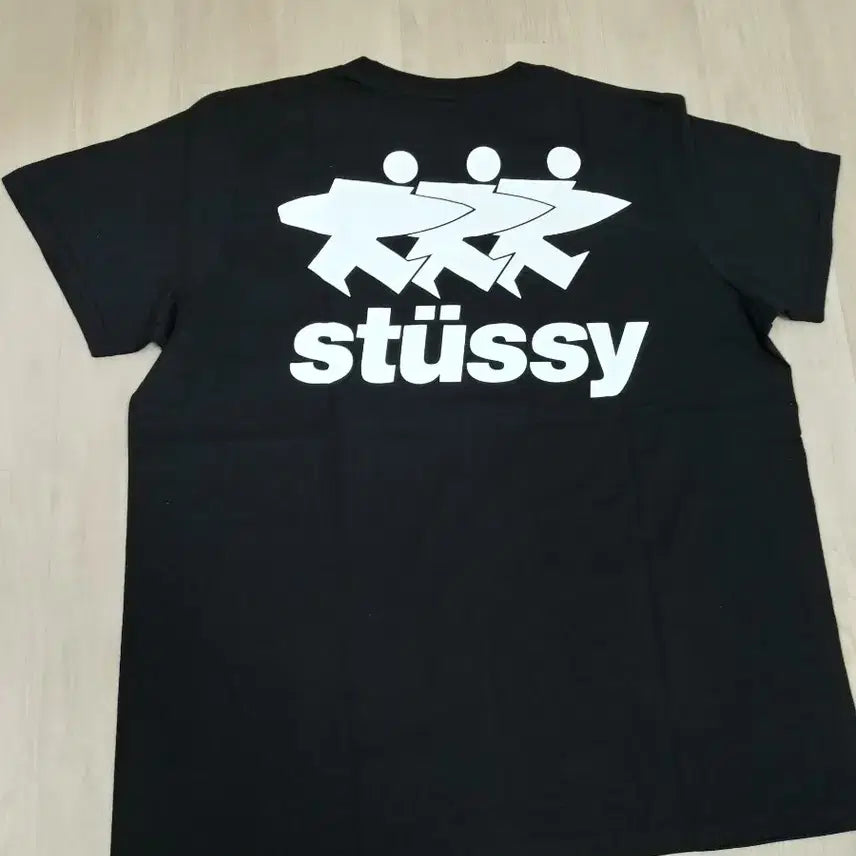 [BUNJANG] Stussy Surfer Work Short Sleeve T-Shirt Black Size S / S) 스투시 서퍼워크 반팔
