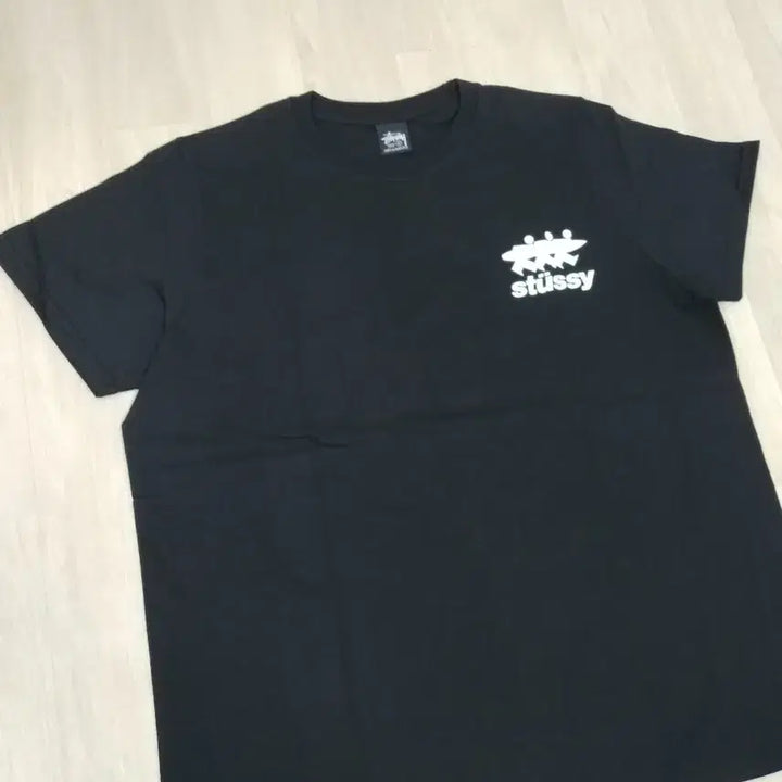 [BUNJANG] Stussy Surfer Work Short Sleeve T-Shirt Black Size S / S) 스투시 서퍼워크 반팔