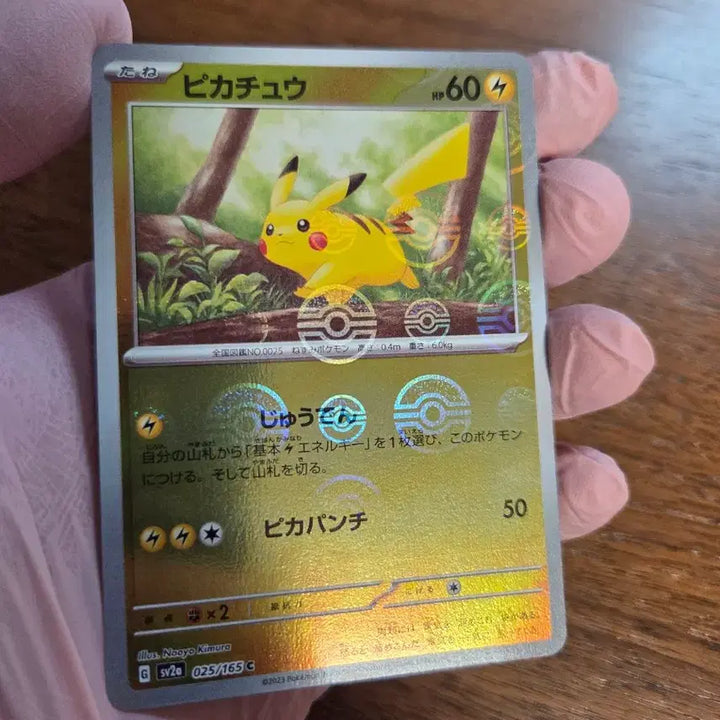 [BUNJANG] Pokemon Card 151 Pikachu Monster Ball Mirror Edition (Japanese) / (일본판) 피카츄 C 몬스터볼 미러 포켓몬 카드 151