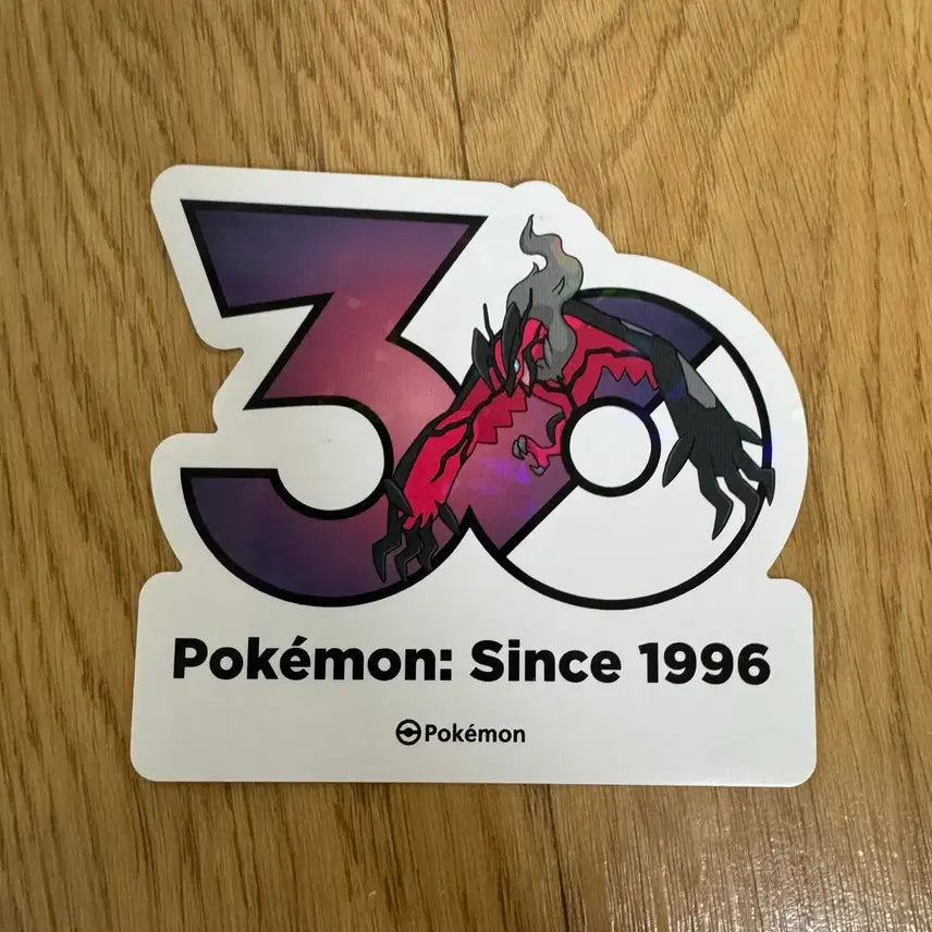 [BUNJANG] Pokemon 30th Anniversary Yveltal Sticker / 포켓몬 30주년 스티커 이벨타르