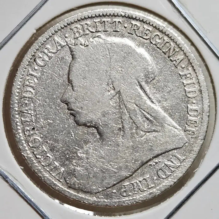 [BUNJANG] British Empire 1898 Queen Victoria 1 Shilling Silver Coin / 대영제국 1898년 1 실링 은화