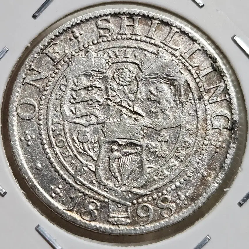 [BUNJANG] British Empire 1898 Queen Victoria 1 Shilling Silver Coin / 대영제국 1898년 1 실링 은화