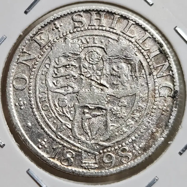 [BUNJANG] British Empire 1898 Queen Victoria 1 Shilling Silver Coin / 대영제국 1898년 1 실링 은화