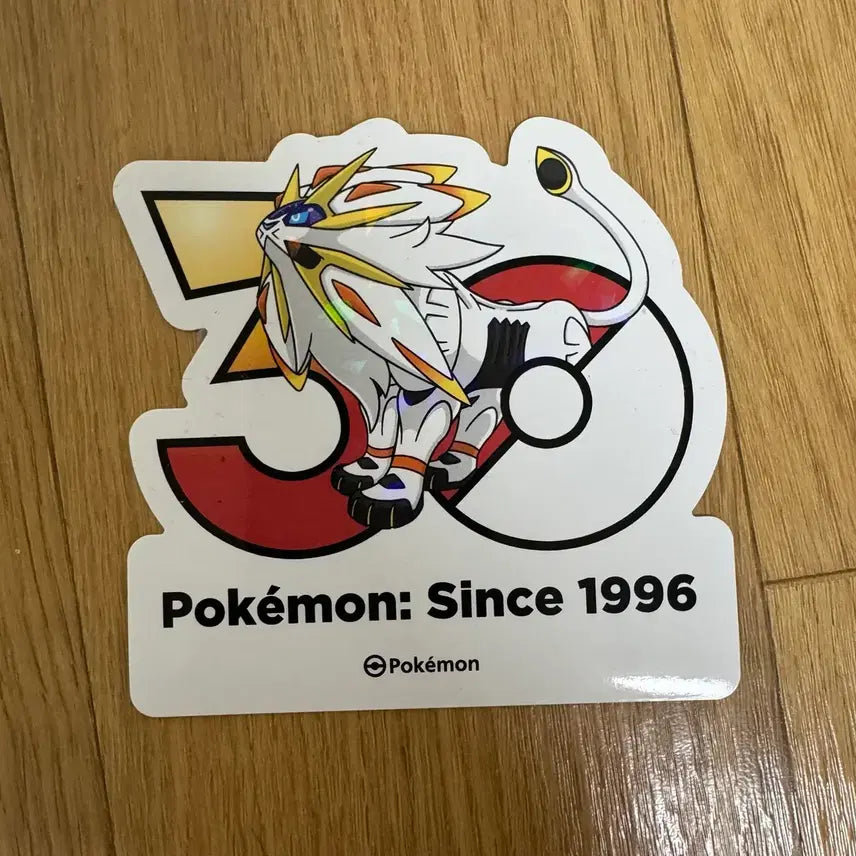 [BUNJANG] Pokemon 30th Anniversary Sticker Solgaleo / 포켓몬 30주년 스티커 솔가레오